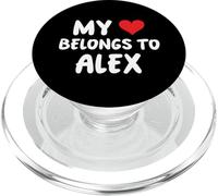 Alex - Il mio cuore appartiene ad Alex - Amore PopSockets PopGrip per MagSafe