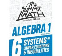 Alex Joujan Summit Math Algebra 1 Book 6 (Tascabile)