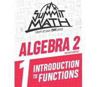 Alex Joujan Summit Math Algebra 2 Book 1 (Tascabile)
