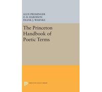 Alex Preminger The Princeton Handbook of Poetic Terms (Copertina rigida)