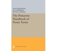 Alex Preminger The Princeton Handbook of Poetic Terms (Tascabile)