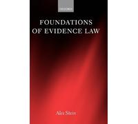 Alex Stein Foundations of Evidence Law (Copertina rigida)