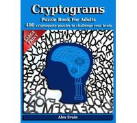 Alex Svain Cryptograms Puzzle Book for Adults (Tascabile)