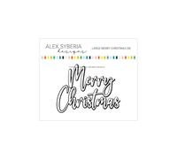 Alex Syberia Designs Grande Merry Christmas Die