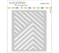 Alex Syberia Designs - Stencil moderno a righe