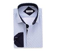Alex Vando Mens Printed Dress Shirts Long Sleeve Regular Fit Button Down Shirt,Green,M