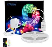 Alexa Striscia LED 15 Metri, WiFi RGB Smart Strisce LED con Telecomando, tuya App Controllato, Sincronizza con la Musica, Funziona con Alexa Google Assistant, Luci LED Colorate per Casa,Cucina,Bar