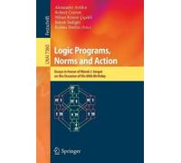 Alexander Artikis Logic Programs, Norms and Action (Tascabile)