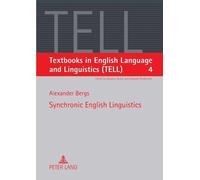 Alexander Bergs Synchronic English Linguistics (Tascabile)
