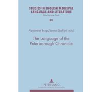 Alexander Bergs The Language of the Peterborough Chronicle (Tascabile)