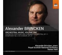 Alexander Brincken Alexander Brincken: Orchestral Music - Volume 1 (CD) Album