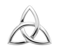 Alexander Castle Spilla a forma di triscele celtica, in argento Sterling 925, 33 x 30 mm, 4,9 g