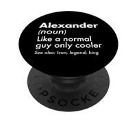 Alexander come un ragazzo normale solo più cool leggenda re prima PopSockets PopGrip Adesivo