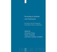 Alexander Deeg Preaching in Judaism and Christianity (Copertina rigida)