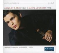Alexander Gilman Sonatas for Violin and Piano (Gilman, Seltenreich) (CD) Album