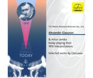 Alexander Glazuno Glazunov & Lemba Today Playing Their 1910 Interpretation (CD)