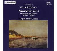 Alexander Glazunov Piano Music Vol (CD) Album