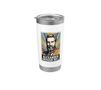 Alexander Graham Bell Bicchiere termico in acciaio inox doppia parete
