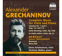 Alexander Grechanin Alexander Grechaninov: Complete Music for Viola and Pia (CD)