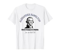Alexander Hamilton ha Scritto 51 saggi in 6 Mesi Vintage Maglietta