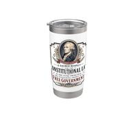 Alexander Hamilton US Costituzione Libera Governo Citazione Bicchiere termico in acciaio inox doppia parete