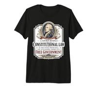 Alexander Hamilton US Costituzione Libera Governo Citazione Maglietta Premium