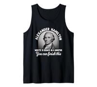 Alexander Hamilton Wrote 51 Essays in 6 Months Vintage Canotta