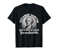 Alexander Hamilton Wrote 51 Essays in 6 Months Vintage Maglietta