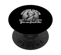 Alexander Hamilton Wrote 51 Essays in 6 Months Vintage PopSockets PopGrip Adesivo
