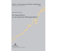 Alexander Hofma Der Skontrofuehrer an den deutschen Wertpapie (Copertina rigida)