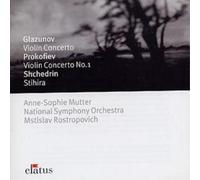 Anne-Sophie Mutter, Mstislav Rostropovich – Glazunov e Prokofiev: Concerti per violino – Elatus