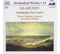 Alexander Konstantinovich Glazunov Glazunov: Symphonies Nos. 3 and 9 (CD) Album