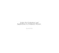 Alexander Kurz Logics for Coalgebras and Applications to Computer Sc (Tascabile)