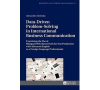 Alexander M. Zi Data-Driven Problem-Solving in International (Copertina rigida)