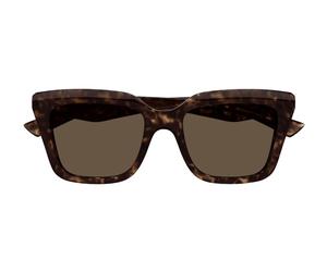 Alexander Mcqueen Am0473s Occhiali Da Sole Donna Avana Squadrato Marrone 53mm