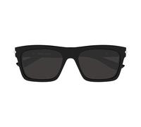 Alexander Mcqueen Am0495s Occhiali Da Sole Uomo Nero Squadrato Grigio 55mm
