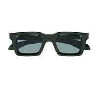 Alexander Mcqueen Am0506s Occhiali Da Sole Uomo Verde Squadrato Verde 50mm