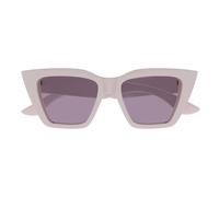 Alexander Mcqueen Am0507s Occhiali Da Sole Donna Rosa Cat-eye Viola 52mm