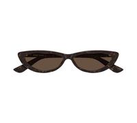 Alexander Mcqueen Am0535s Occhiali Da Sole Donna Avana Cat-eye Marrone 58mm