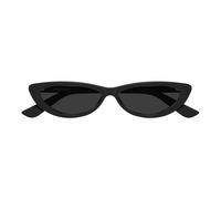 Alexander Mcqueen Am0535s Occhiali Da Sole Donna Nero Cat-eye Grigio 58mm