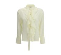 Alexander McQueen Bicolor Silk Shirt - IT42 | L