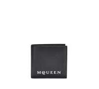 Alexander McQueen Black Calf Leather Bos Taurus Wallet