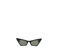 Alexander McQueen Black Plastic Sunglasses