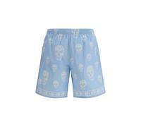 Alexander McQueen Blue Polyamide Bermuda Shorts - L