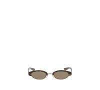 Alexander McQueen Brown Acetate Sunglasses