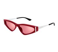 Alexander McQueen Donna Alexander McQueen AM0493S 003 Occhiali da sole Acetato Rosso Rosso Geometrica