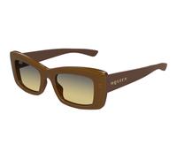 Alexander Mcqueen Am0526s Occhiali Da Sole Donna Marrone Farfalla Marrone 50mm