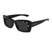 Alexander Mcqueen Am0526s Occhiali Da Sole Donna Nero Farfalla Grigio 50mm