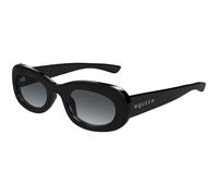 Alexander McQueen Donna Alexander McQueen AM0527S 001 Occhiali da sole Acetato Nero Grigio Rotonda