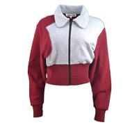 Alexander McQueen Donna McQ Medium Zip Up Giacca Felpa Top Cropped Taglia M